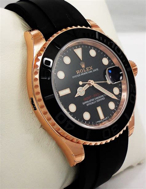 rolex yacht master 40 rose gold review|rolex yacht master 40mm price.